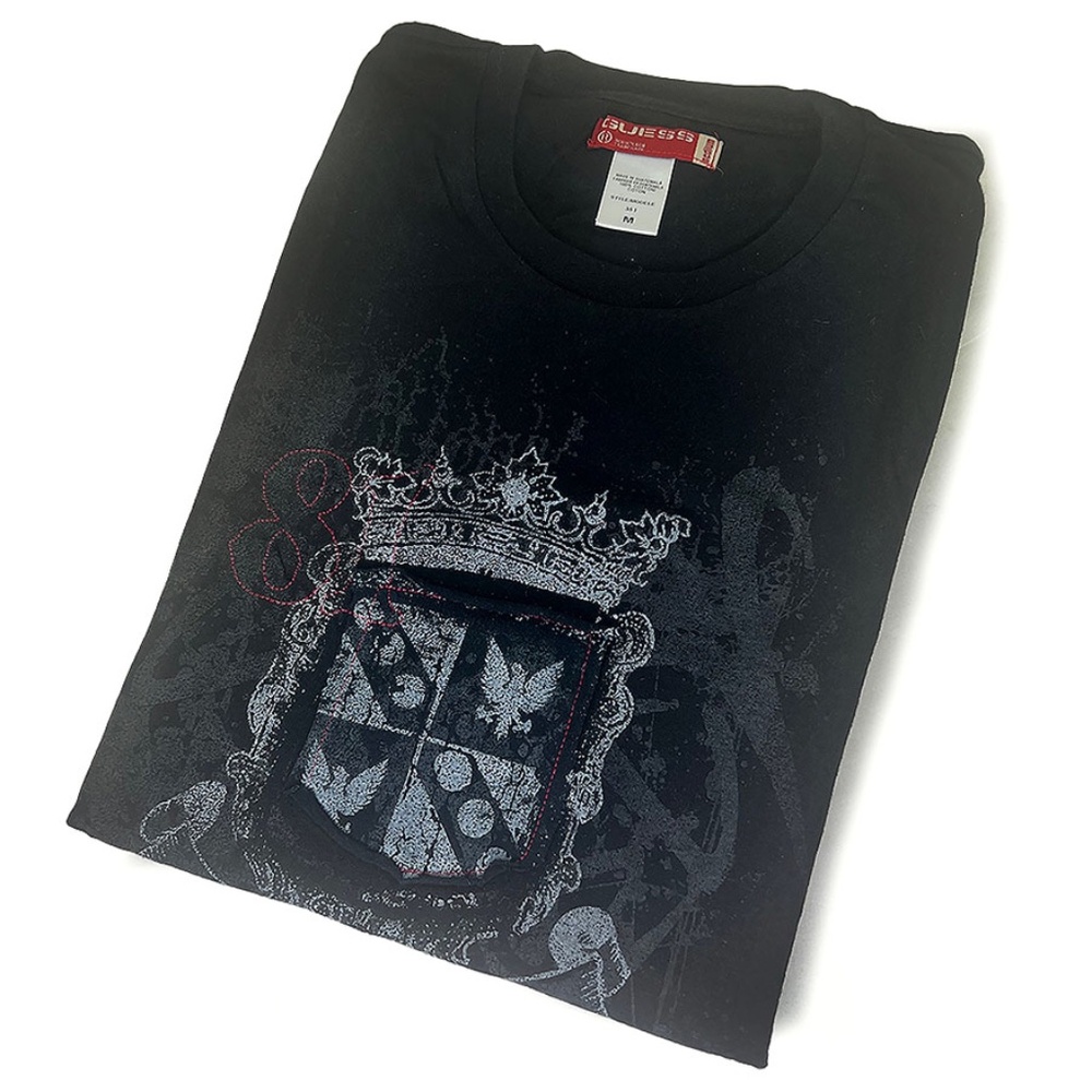 Guess "Loyal to None" Black T-Shirt